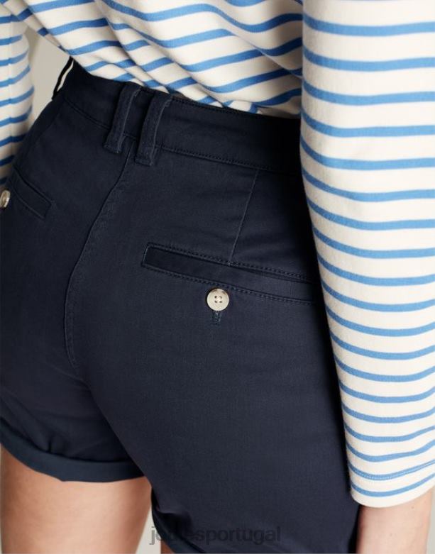 short chino cruise comprimento médio mulheres marinha francesa Joules vestuário 2X26V46