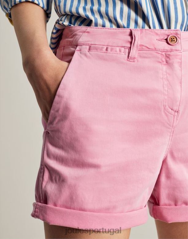 short chino cruise comprimento médio mulheres rosa Joules vestuário 2X26V71