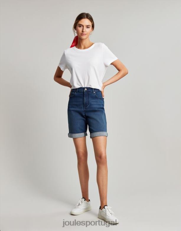 short jeans longo shirley mulheres meio índigo Joules vestuário 2X26V73