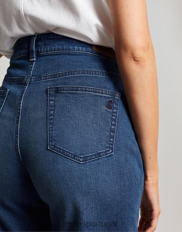 short jeans longo shirley mulheres meio índigo Joules vestuário 2X26V73