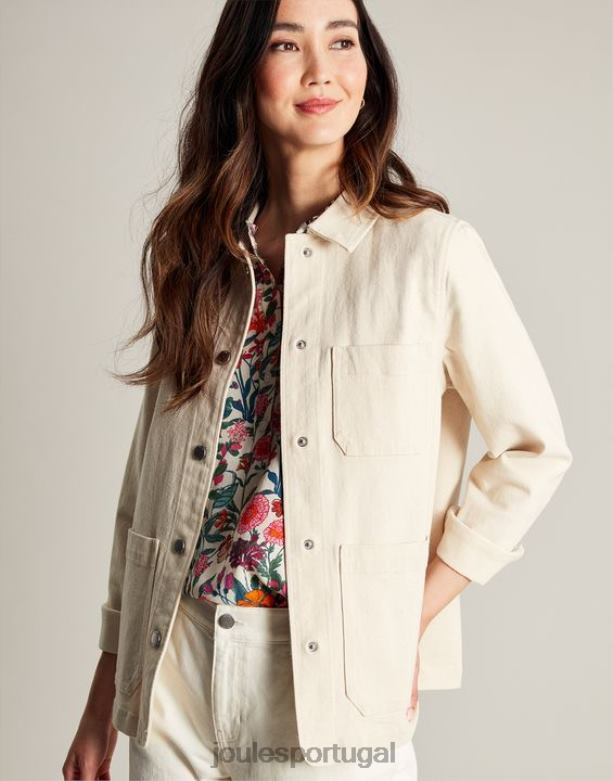jaqueta jeans Alice mulheres cru Joules vestuário 2X26V45