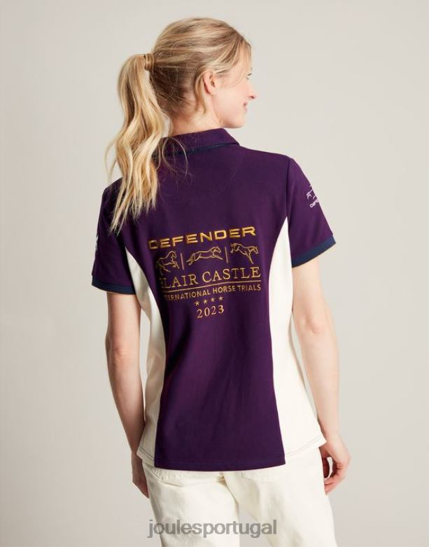 camisa pólo blair mulheres baga roxa Joules vestuário 2X26V127