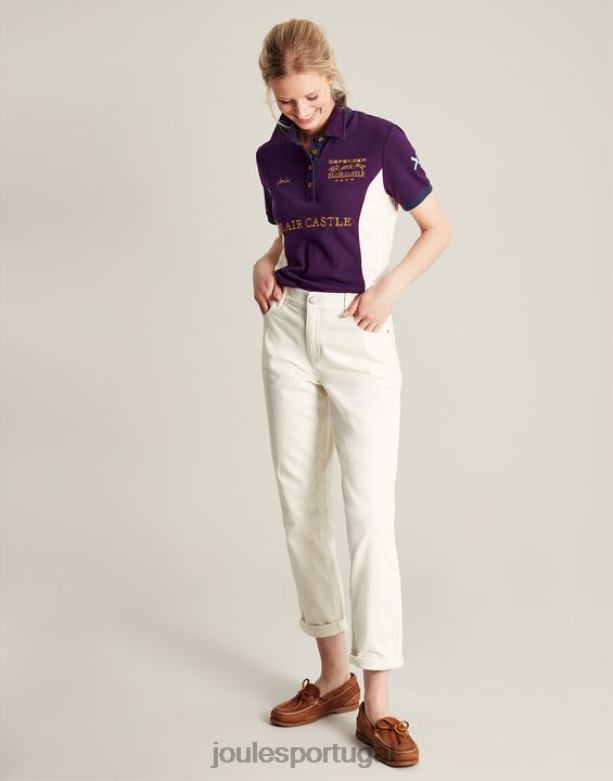 camisa pólo blair mulheres baga roxa Joules vestuário 2X26V127