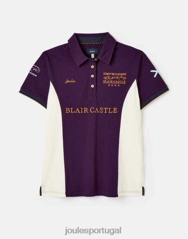 camisa pólo blair mulheres baga roxa Joules vestuário 2X26V127