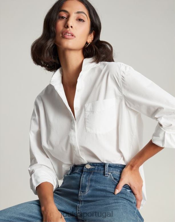 amilla camisa ombro caído mulheres creme Joules vestuário 2X26V9