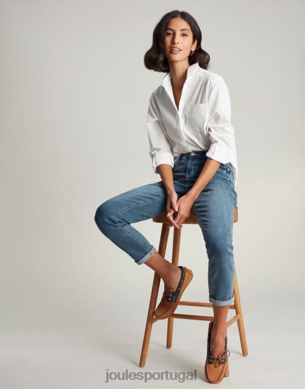 amilla camisa ombro caído mulheres creme Joules vestuário 2X26V9