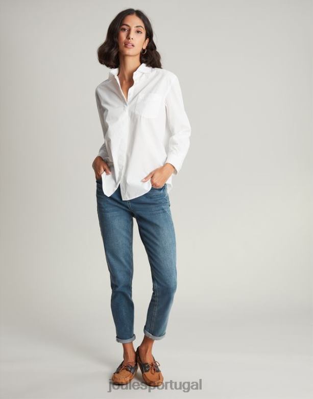 amilla camisa ombro caído mulheres creme Joules vestuário 2X26V9