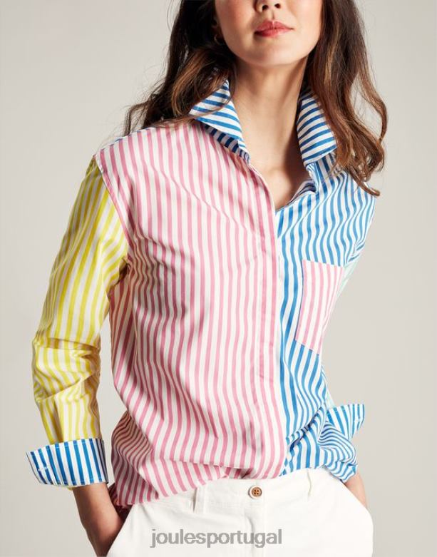 amilla camisa ombro caído mulheres listra de hotch potch Joules vestuário 2X26V63