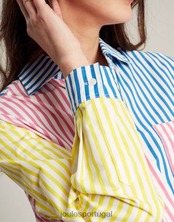 amilla camisa ombro caído mulheres listra de hotch potch Joules vestuário 2X26V63