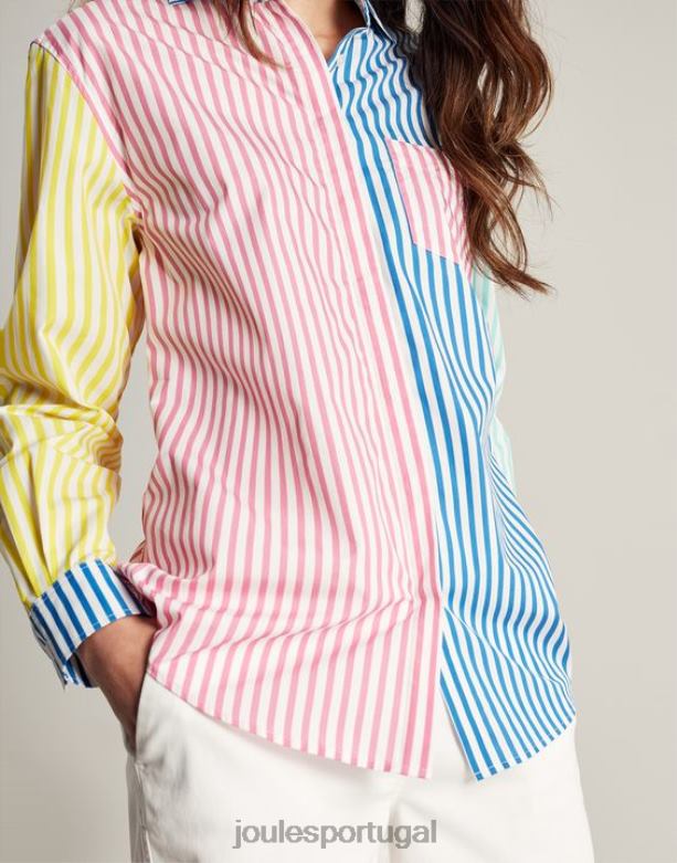 amilla camisa ombro caído mulheres listra de hotch potch Joules vestuário 2X26V63