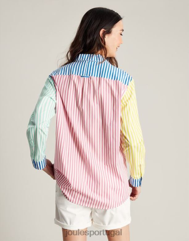 amilla camisa ombro caído mulheres listra de hotch potch Joules vestuário 2X26V63