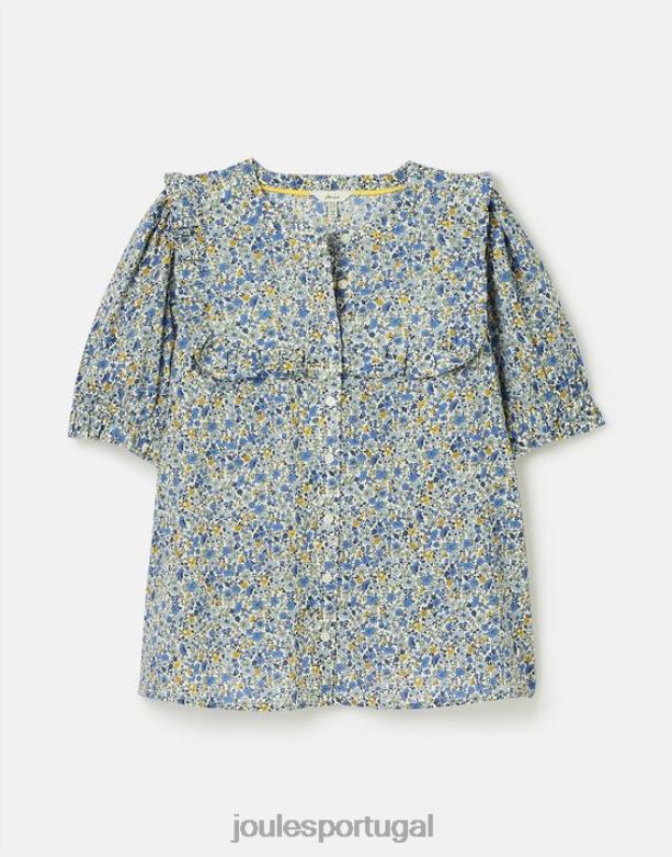 blusa clarabelle com botão mulheres cantiga Joules vestuário 2X26V99