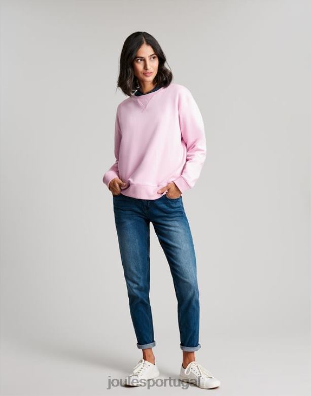 Monique Monique Moletom Gola Redonda mulheres amanhecer rosa Joules vestuário 2X26V65