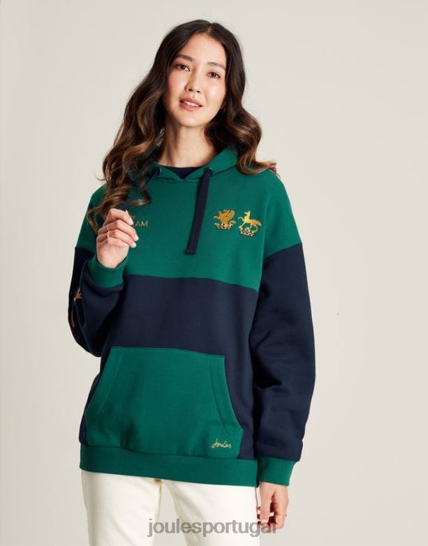 moletom unissex bramham com capuz mulheres pacífico Joules vestuário 2X26V68
