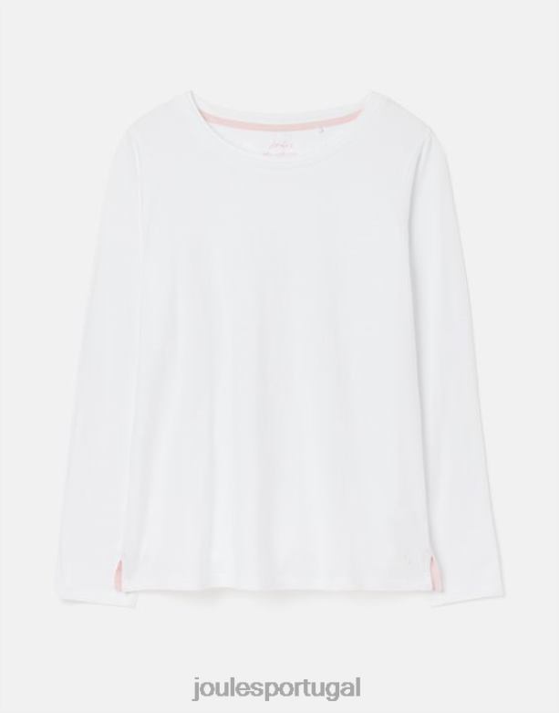 blusa manga longa holly mulheres creme Joules vestuário 2X26V5