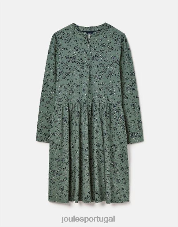 vestido de jérsei com zíper aurora mulheres leopardo louro Joules vestuário 2X26V19