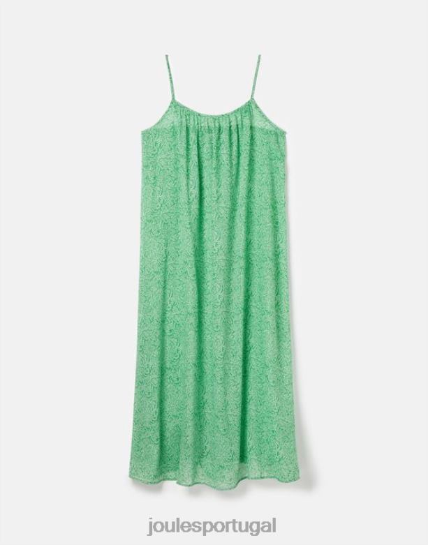 vestido de praia amanda mulheres floral verde Joules vestuário 2X26V93