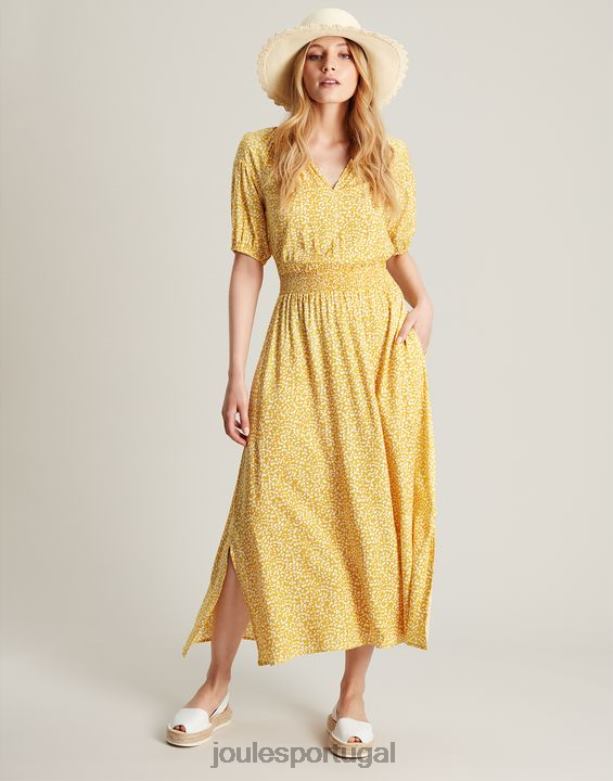 vestido rochelle mulheres mancha amarela Joules vestuário 2X26V43