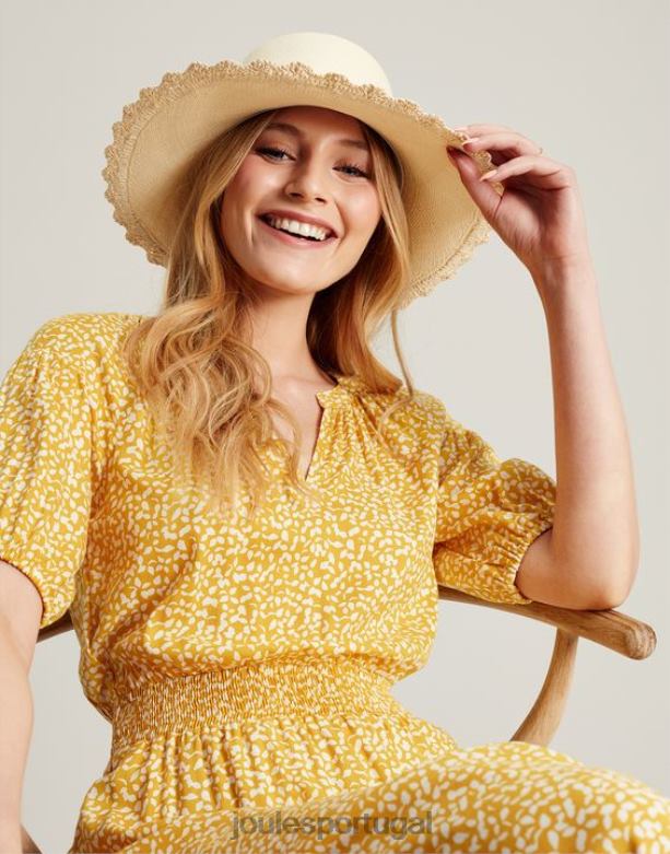 vestido rochelle mulheres mancha amarela Joules vestuário 2X26V43