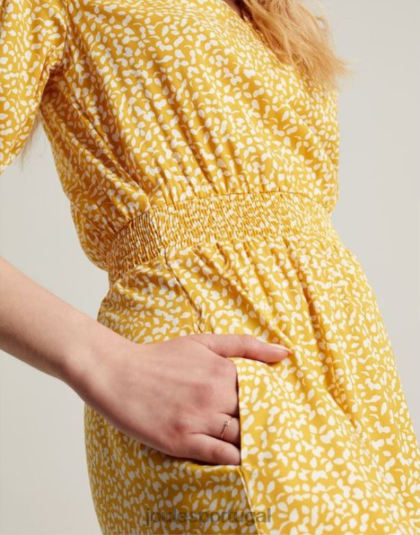 vestido rochelle mulheres mancha amarela Joules vestuário 2X26V43