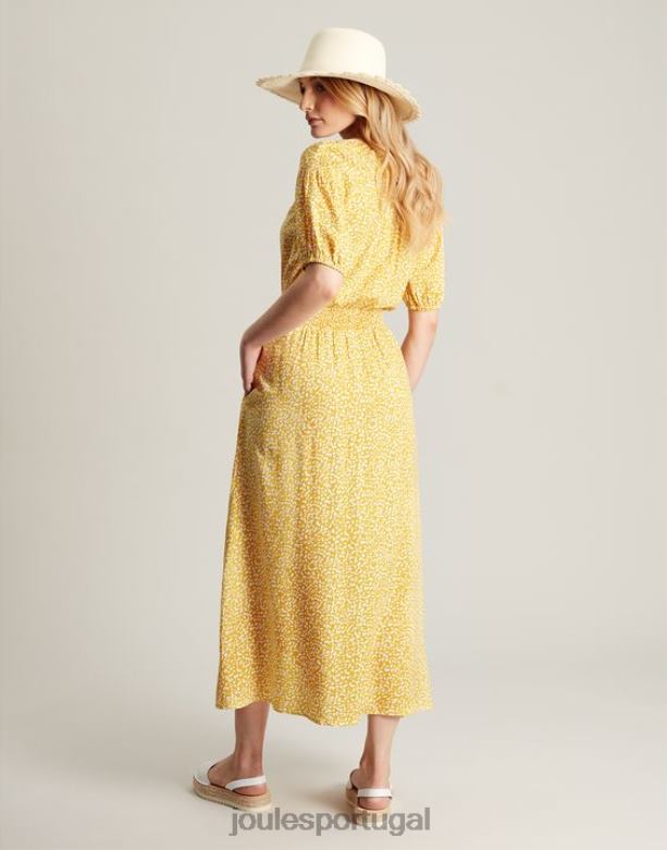 vestido rochelle mulheres mancha amarela Joules vestuário 2X26V43