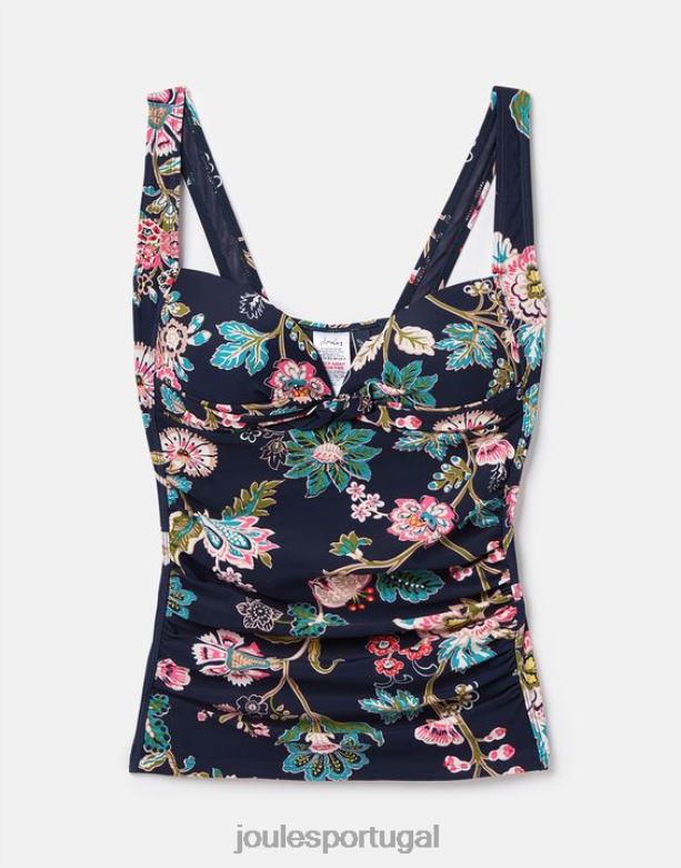 jasmim tankini mulheres floral marinho Joules vestuário 2X26V126