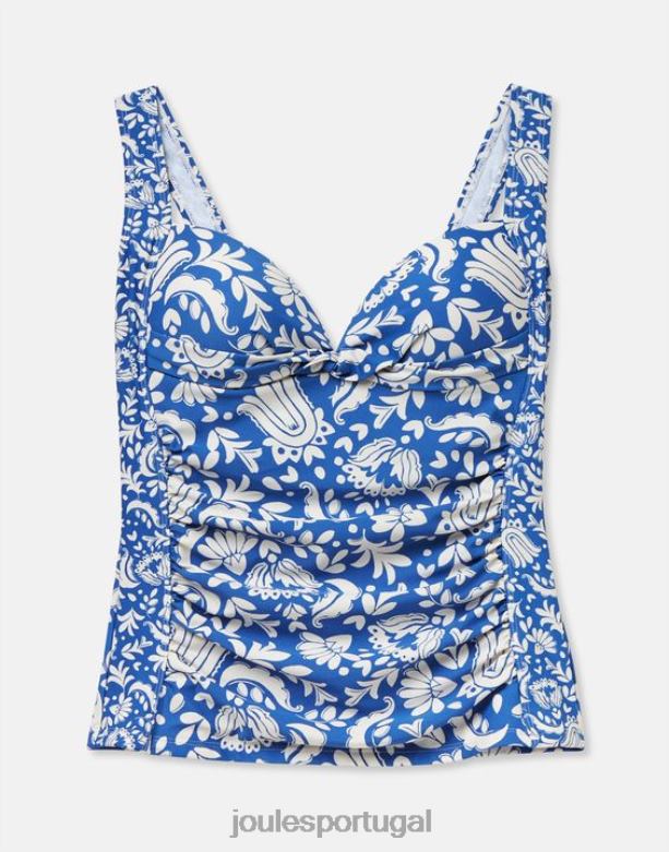 jasmim tankini mulheres mosaico azul Joules vestuário 2X26V128