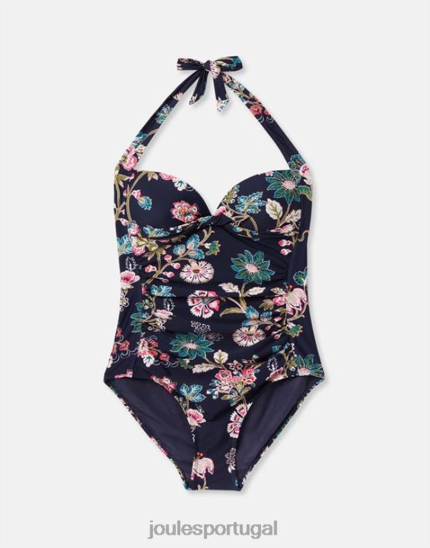maiô jasmim mulheres floral marinho Joules vestuário 2X26V111