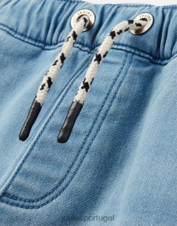calça jeans logan jersey 2 a 12 anos Rapazes lavagem leve Joules vestuário 2X26V339