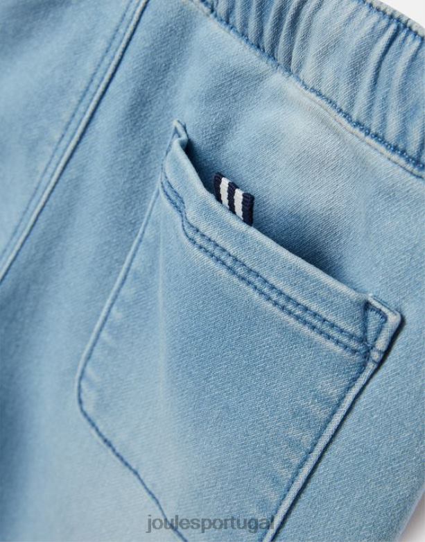 calça jeans logan jersey 2 a 12 anos Rapazes lavagem leve Joules vestuário 2X26V339