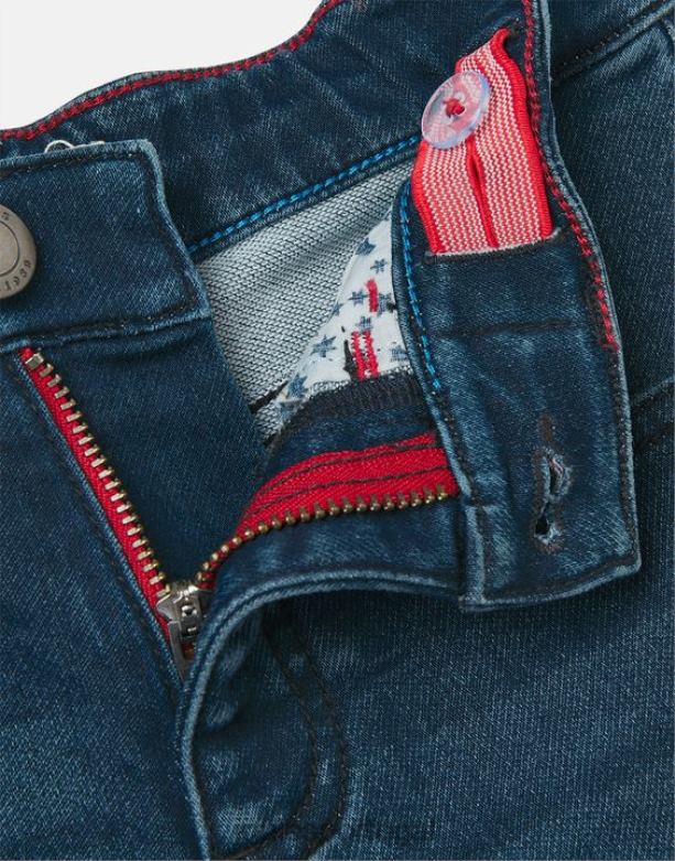 short jeans brandon jersey 2-12 anos Rapazes meio azul Joules vestuário 2X26V370