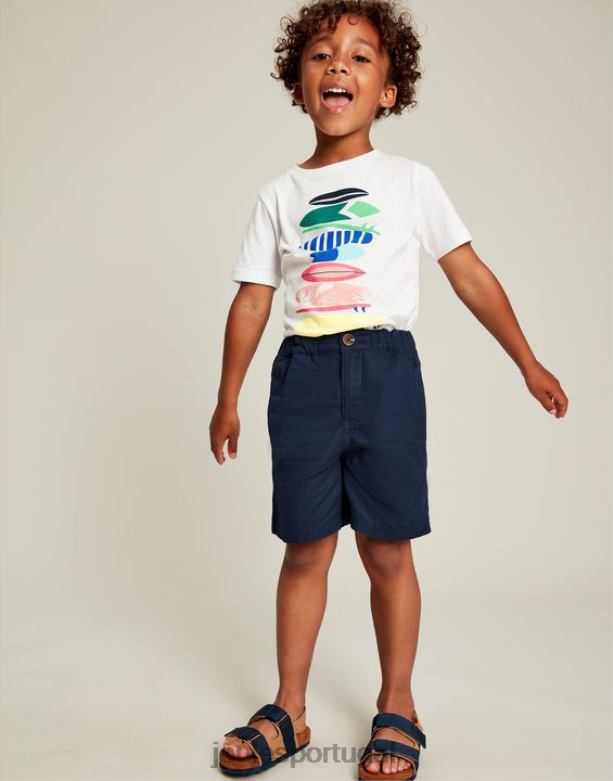 shorts jake 2 a 12 anos Rapazes marinha francesa Joules vestuário 2X26V371