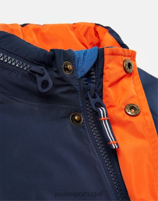 jaqueta impermeável Sailaway 2-12 anos Rapazes azul escuro Joules vestuário 2X26V338