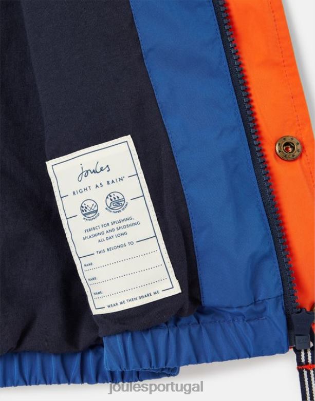 jaqueta impermeável Sailaway 2-12 anos Rapazes azul escuro Joules vestuário 2X26V338