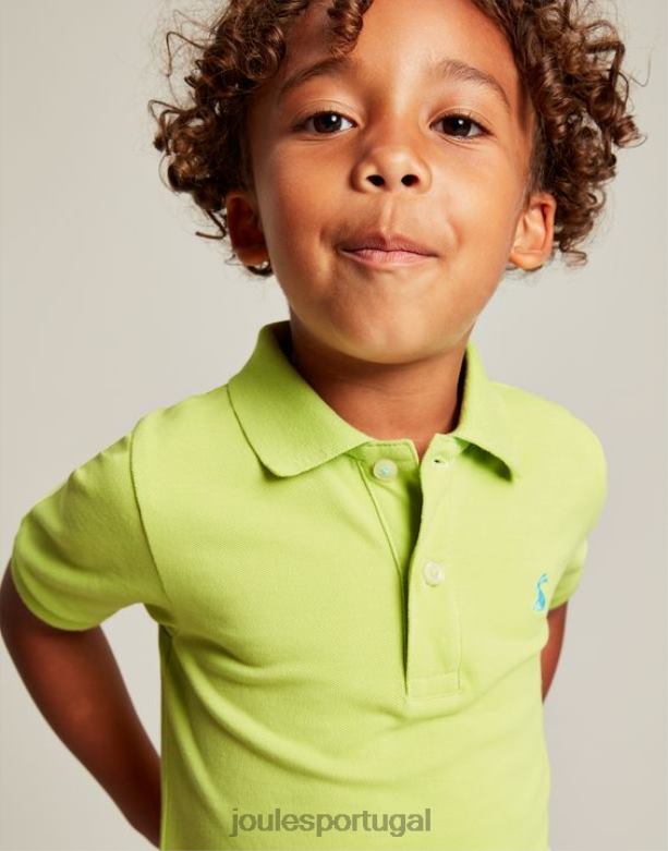 camisa pólo amadeirada 2-12 anos Rapazes granita de limão Joules vestuário 2X26V375