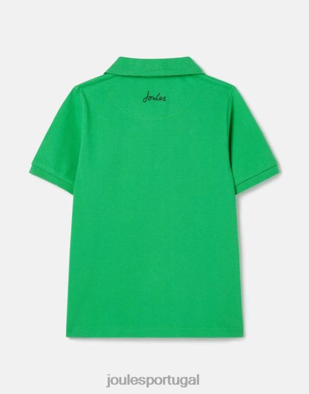 camisa pólo amadeirada 2-12 anos Rapazes verde Joules vestuário 2X26V377