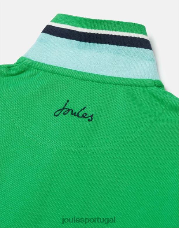 camisa pólo amadeirada 2-12 anos Rapazes verde Joules vestuário 2X26V377