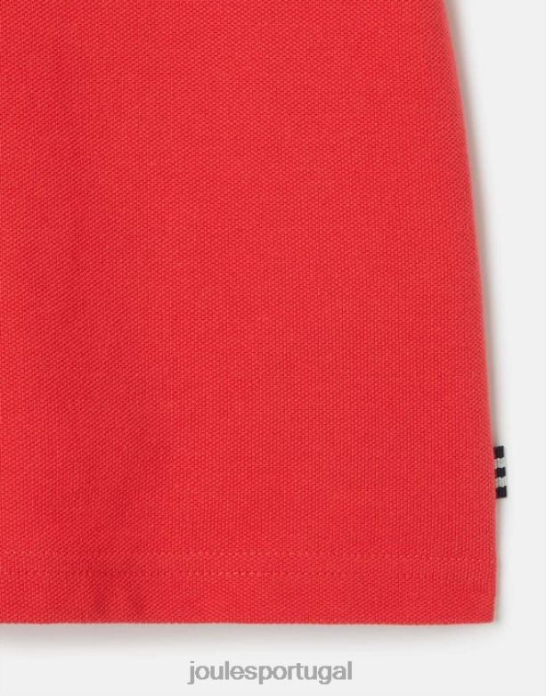 camisa pólo amadeirada 2-12 anos Rapazes vermelho Joules vestuário 2X26V380