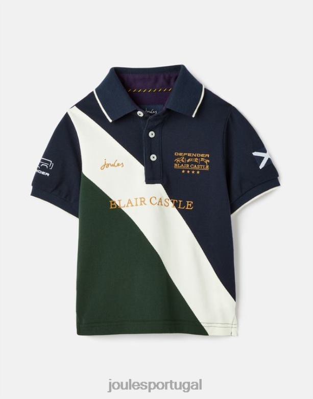 camisa pólo blair 2-12 anos Rapazes marinha francesa Joules vestuário 2X26V376