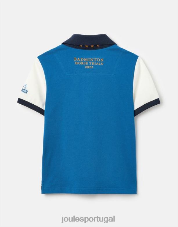 camisa polo infantil unissex de badminton de 2 a 12 anos Rapazes azul Joules vestuário 2X26V345