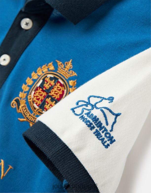 camisa polo infantil unissex de badminton de 2 a 12 anos Rapazes azul Joules vestuário 2X26V345