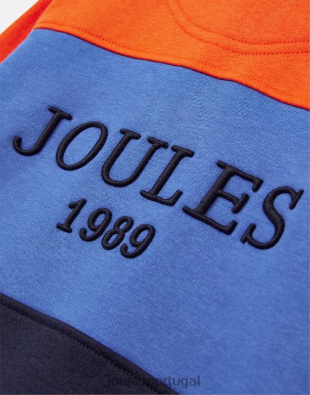 experimente moletom de rugby de 2 a 12 anos Rapazes marinha Joules vestuário 2X26V363